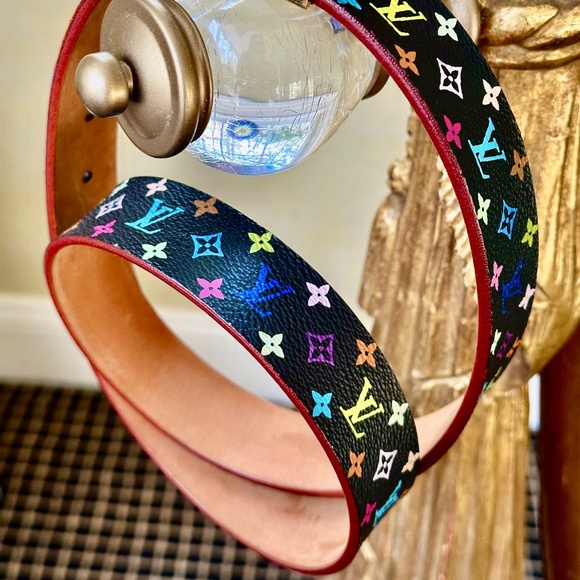 Louis Vuitton Mini Multicolore Womens Belt SZ 32 - Picture 3 of 16